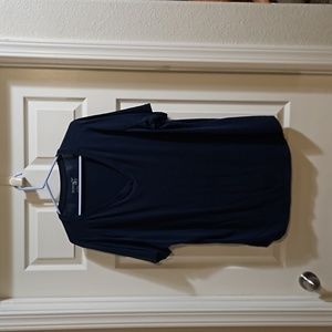 Dark Blue V neck Tshirt